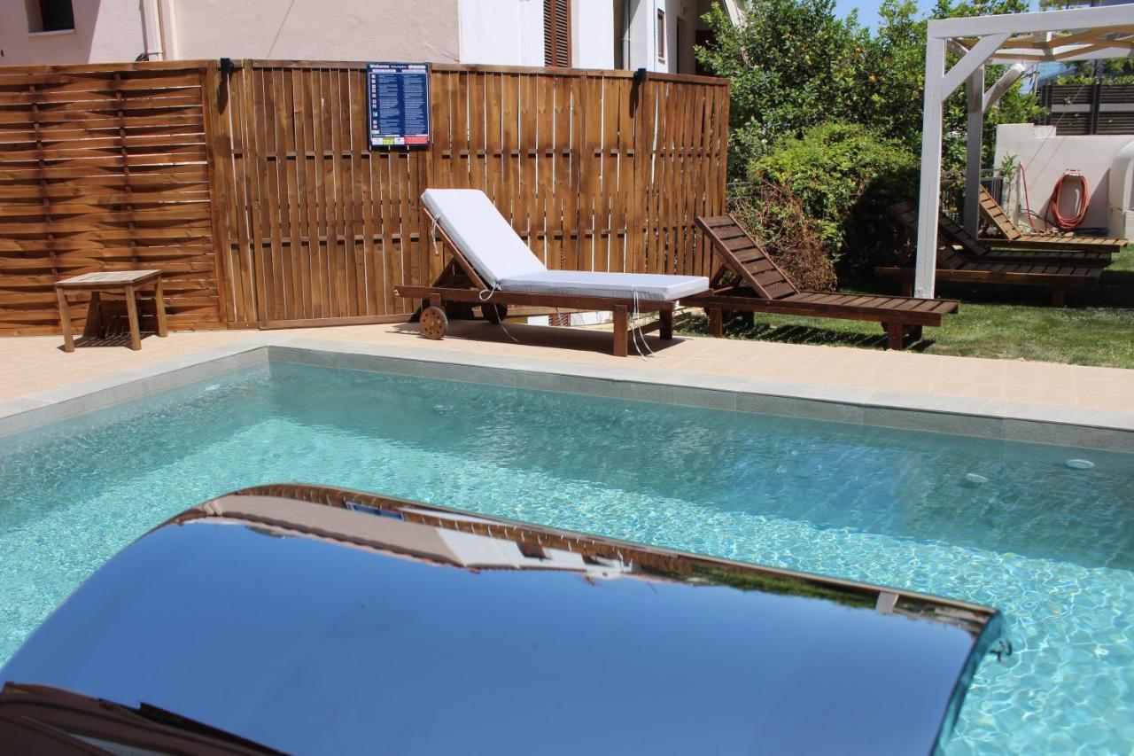 Mithos Premium Rooms Agia Marina  Екстер'єр фото